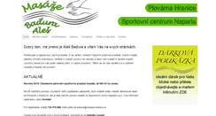 Desktop Screenshot of masaze-hranice.cz